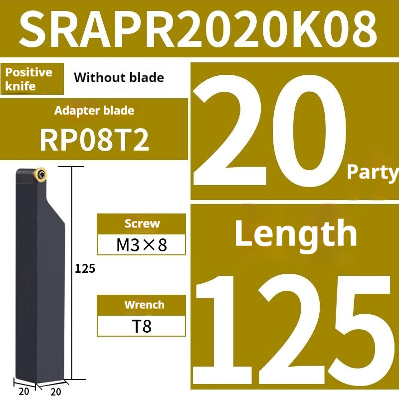2018-CNC lathe round turning tool holder SRAPR2020K10T3 need to be equipped with RP10T3 type insert Shandong Denso Pricision Tools Co.,Ltd.